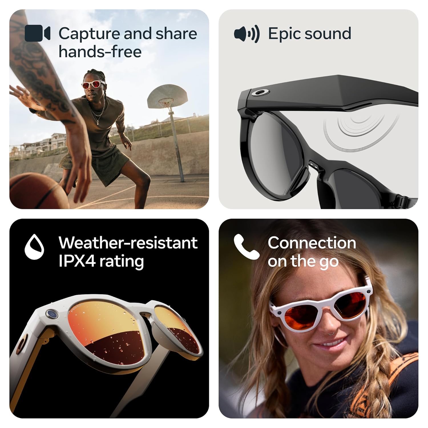 Polarized gray shield sunglasses with titanium frame and mirrored lenses for sports and active wear — view 2