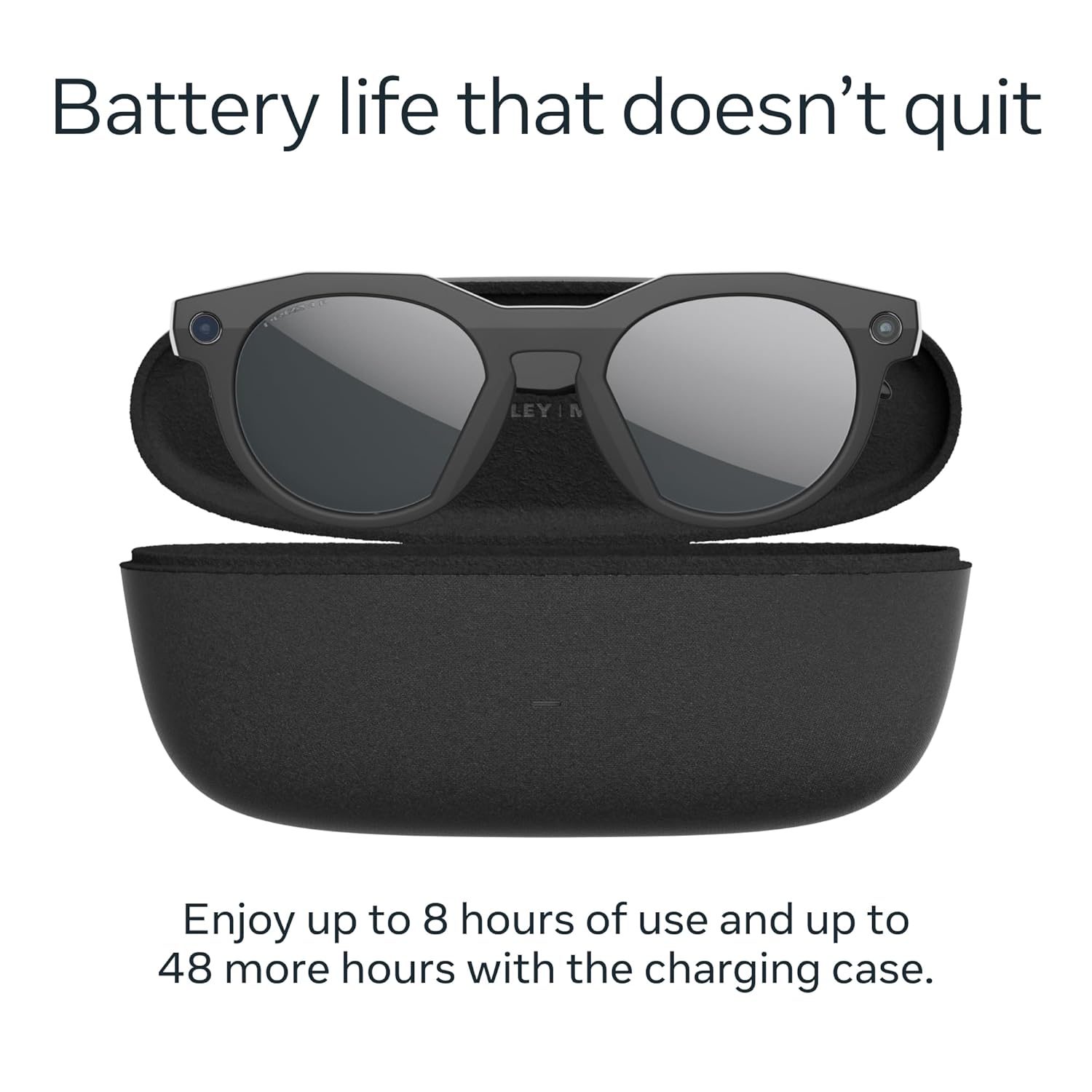 Polarized gray shield sunglasses with titanium frame and mirrored lenses for sports and active wear — view 3