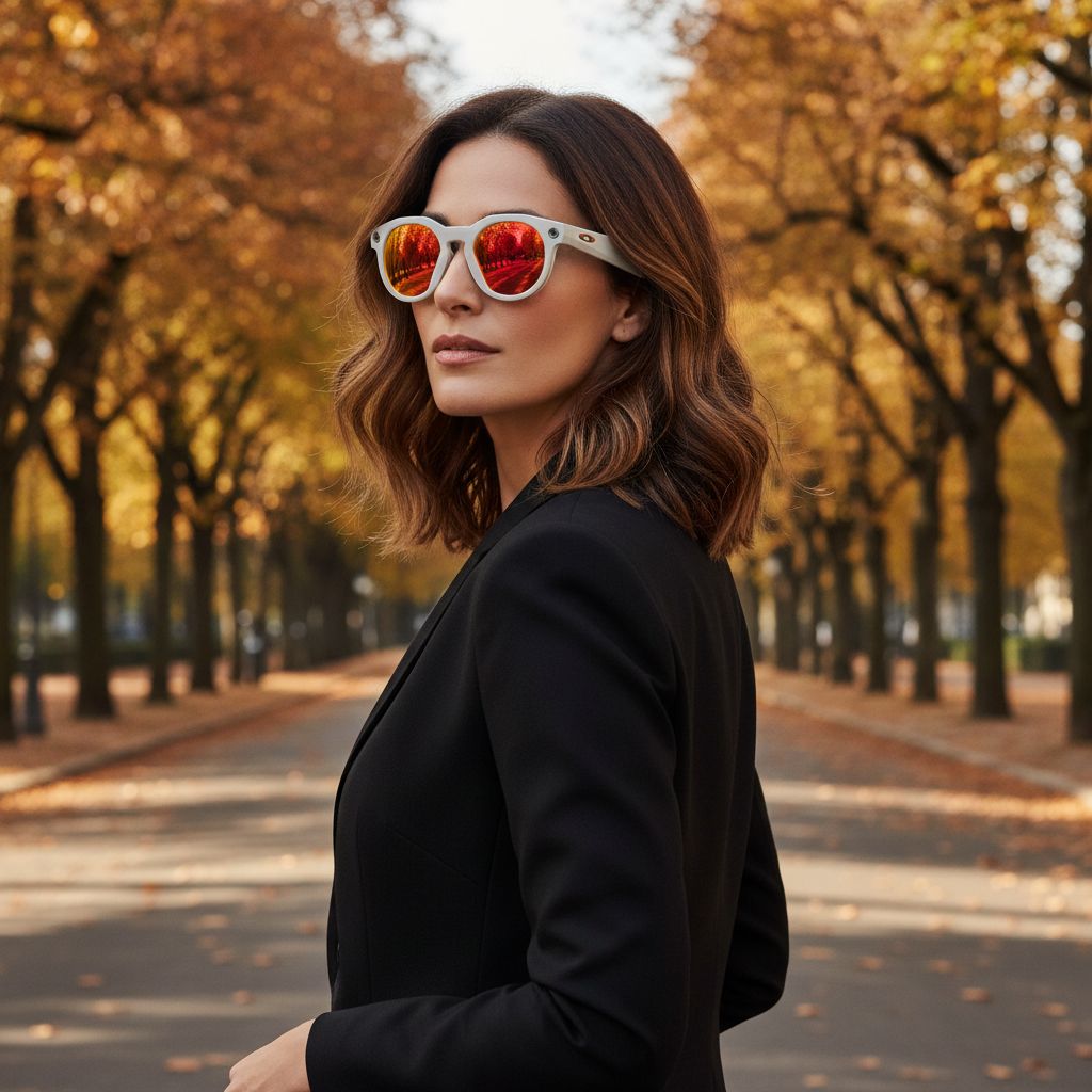 Warm grey polarized square sunglasses with photochromic lenses and sporty frame design for athletic performance — view 2