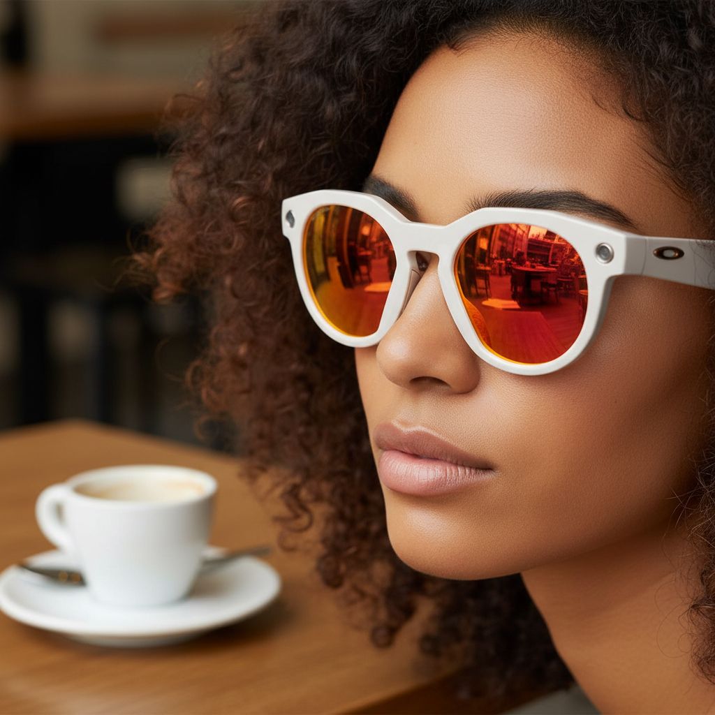 Warm grey polarized square sunglasses with photochromic lenses and sporty frame design for athletic performance — view 4