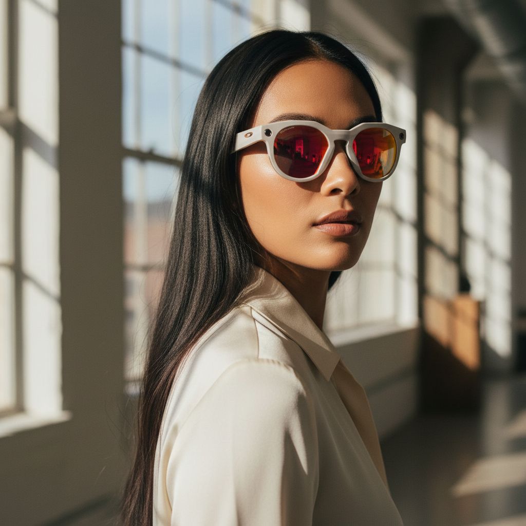 Warm grey polarized square sunglasses with photochromic lenses and sporty frame design for athletic performance — view 6