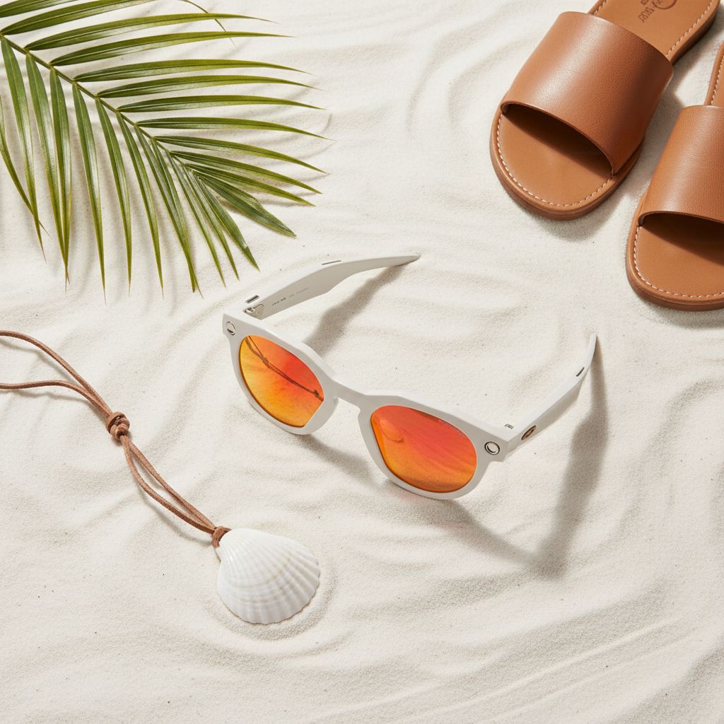 Warm grey polarized square sunglasses with photochromic lenses and sporty frame design for athletic performance — view 7a