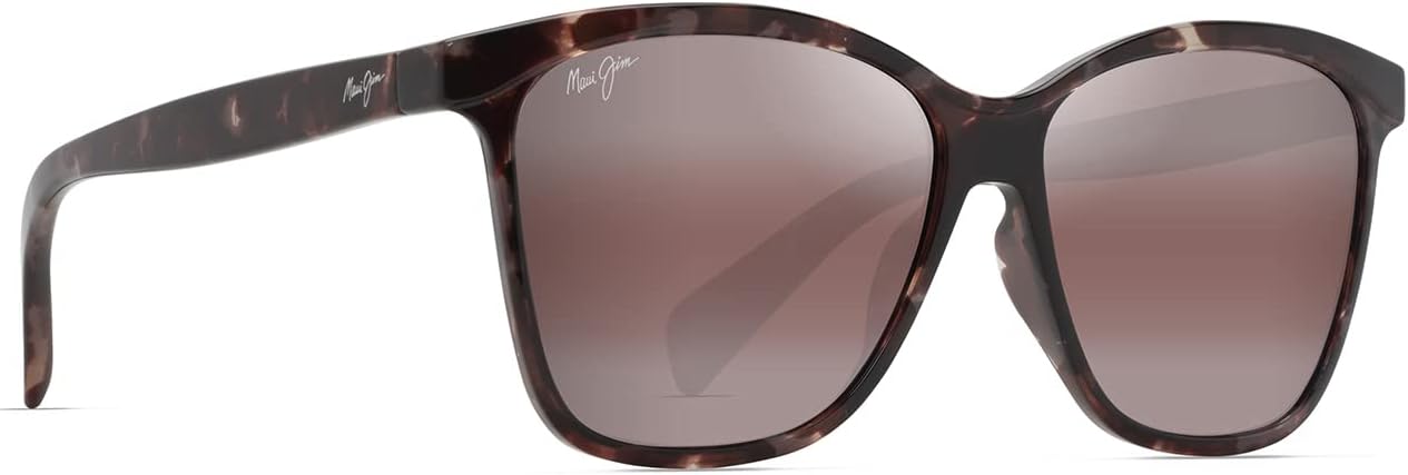 Maui Jim women's amber polarized butterfly sunglasses with acetate frame — view 2