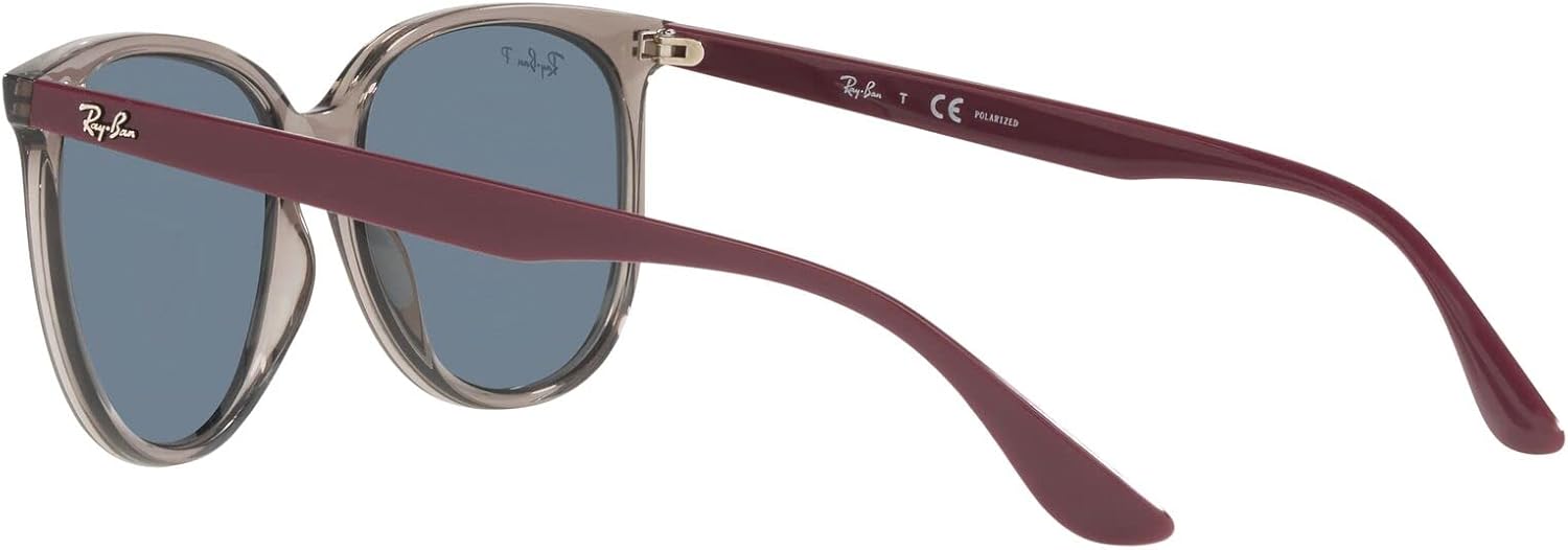 Gray square sunglasses with UV400 protection and acetate frames, front view — view 4