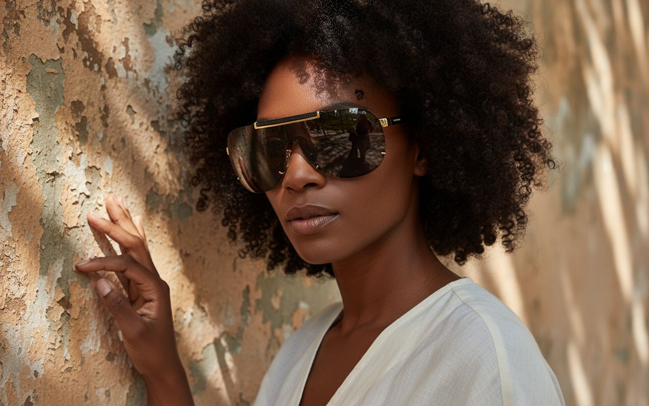 Gray acetate aviator sunglasses with UV400 protection lenses, front view — view 6
