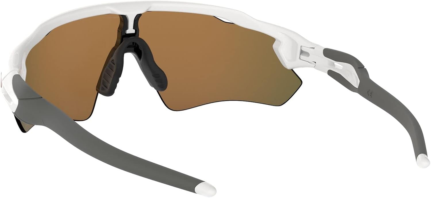Gray polarized shield sunglasses with TR90 frame for sport and active wear — view 3