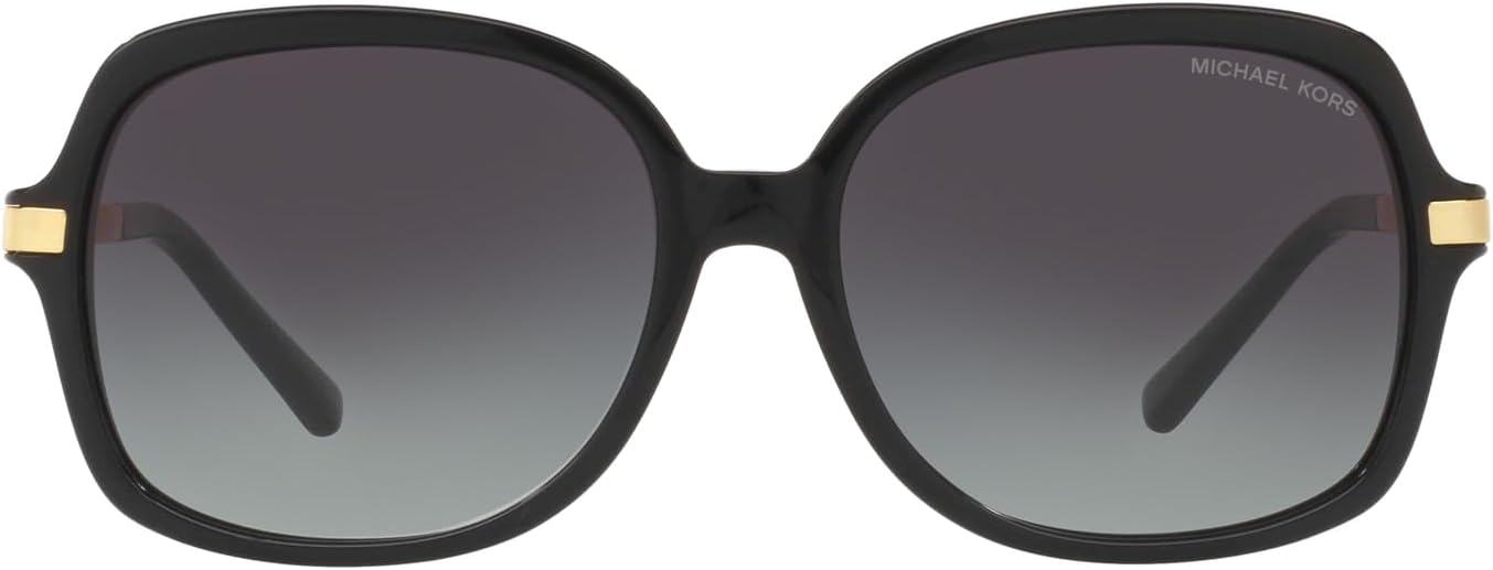 Michael Kors gray square sunglasses with acetate frame — view 1