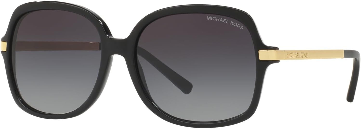 Michael Kors gray square sunglasses with acetate frame — view 2