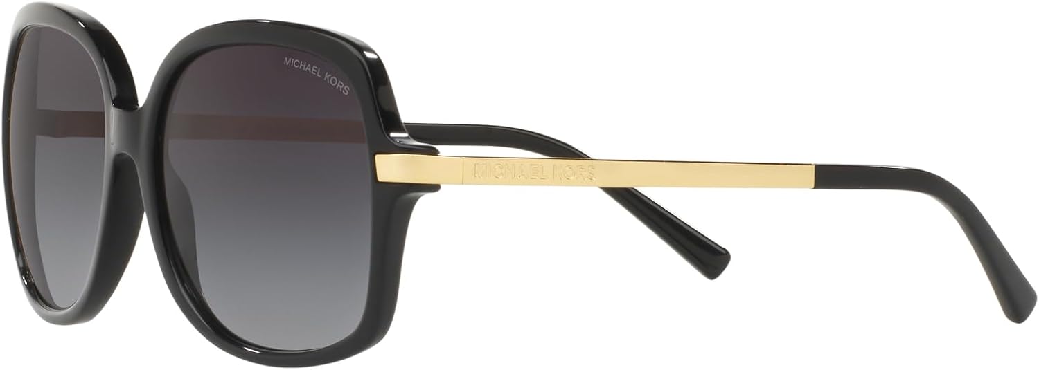 Michael Kors gray square sunglasses with acetate frame — view 3