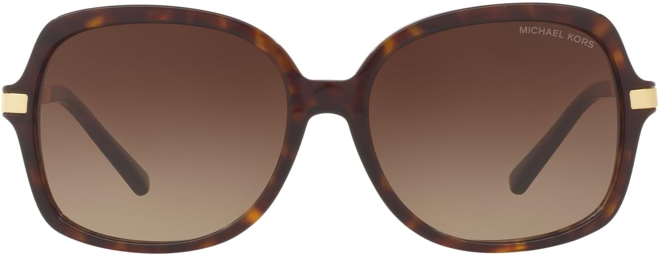 Michael Kors gray square sunglasses with acetate frame — view 4
