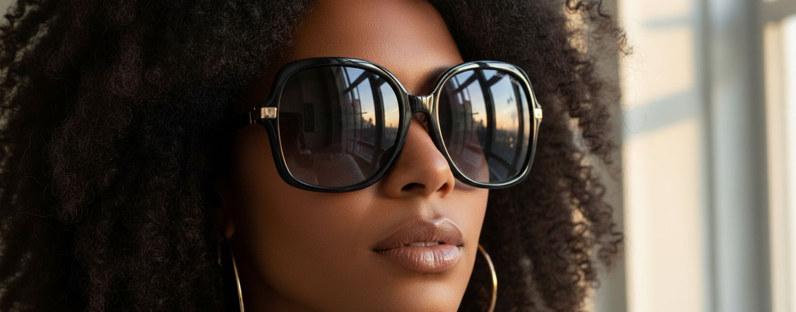 Michael Kors gray square sunglasses with acetate frame — view 4