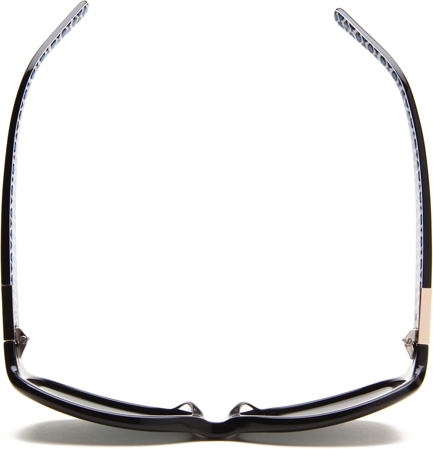 Gray UV400 cat-eye sunglasses with acetate frame, anti-glare lenses, front view — view 2