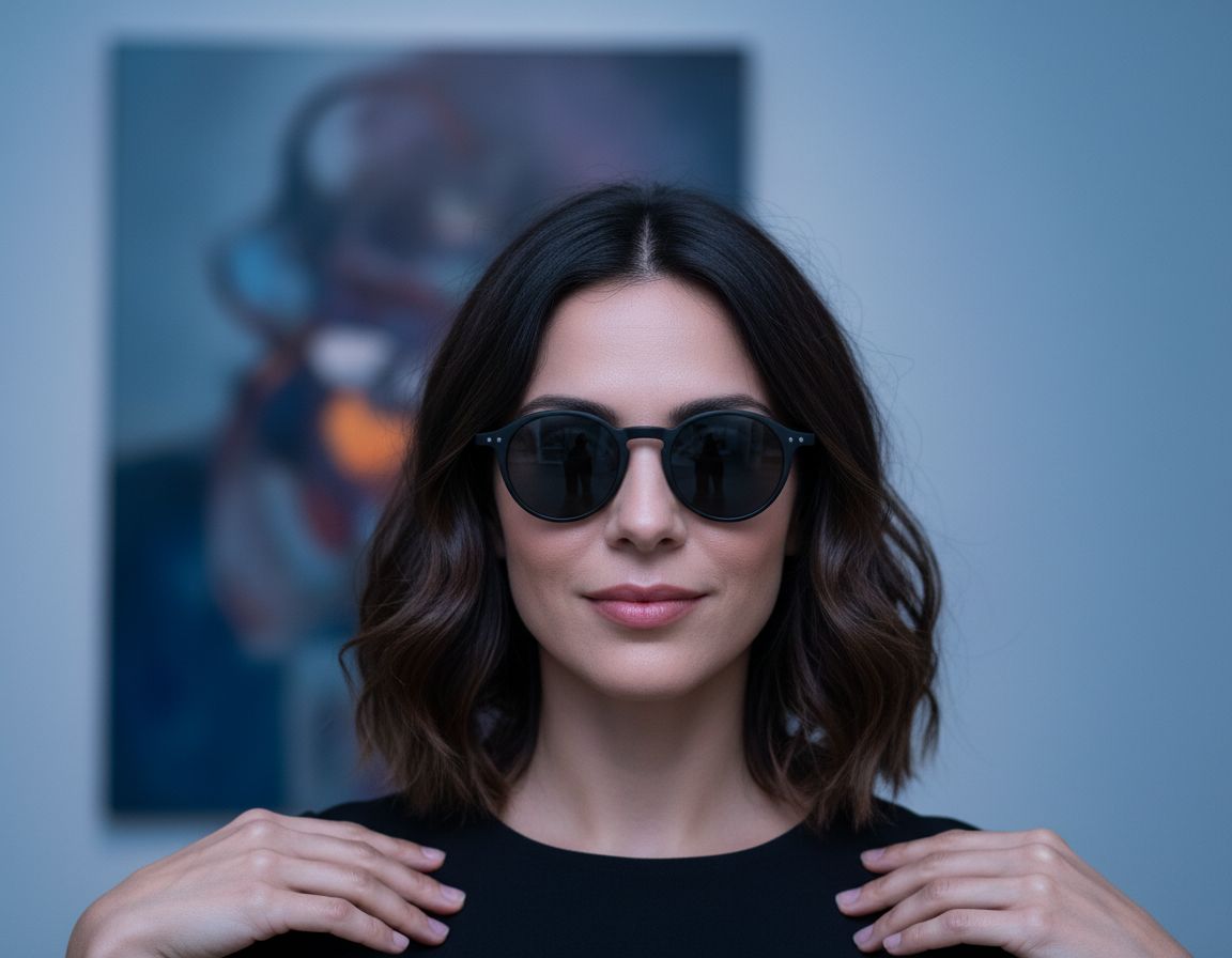 Square biobased frame sunglasses with grey anti-scratch lenses, front view — view 1