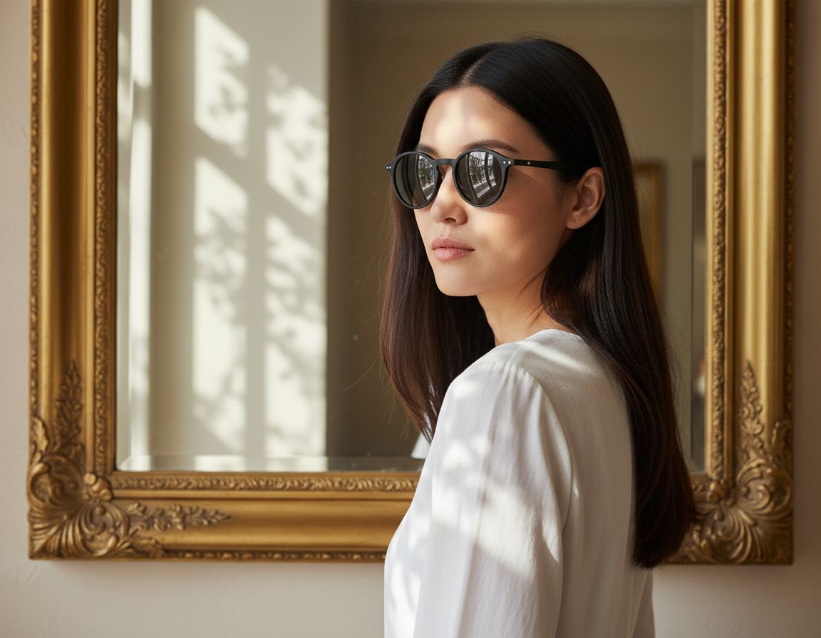 Square biobased frame sunglasses with grey anti-scratch lenses, front view — view 2