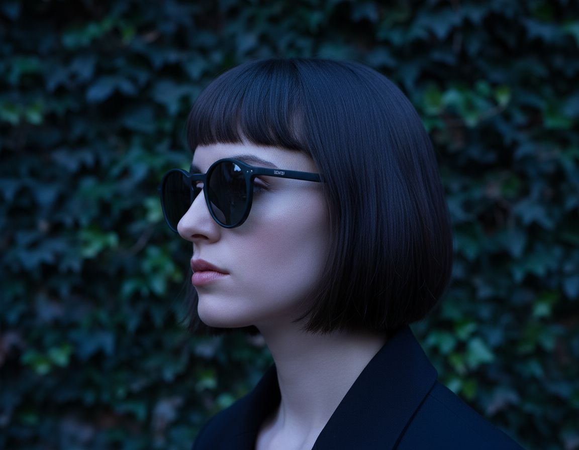 Square biobased frame sunglasses with grey anti-scratch lenses, front view — view 3