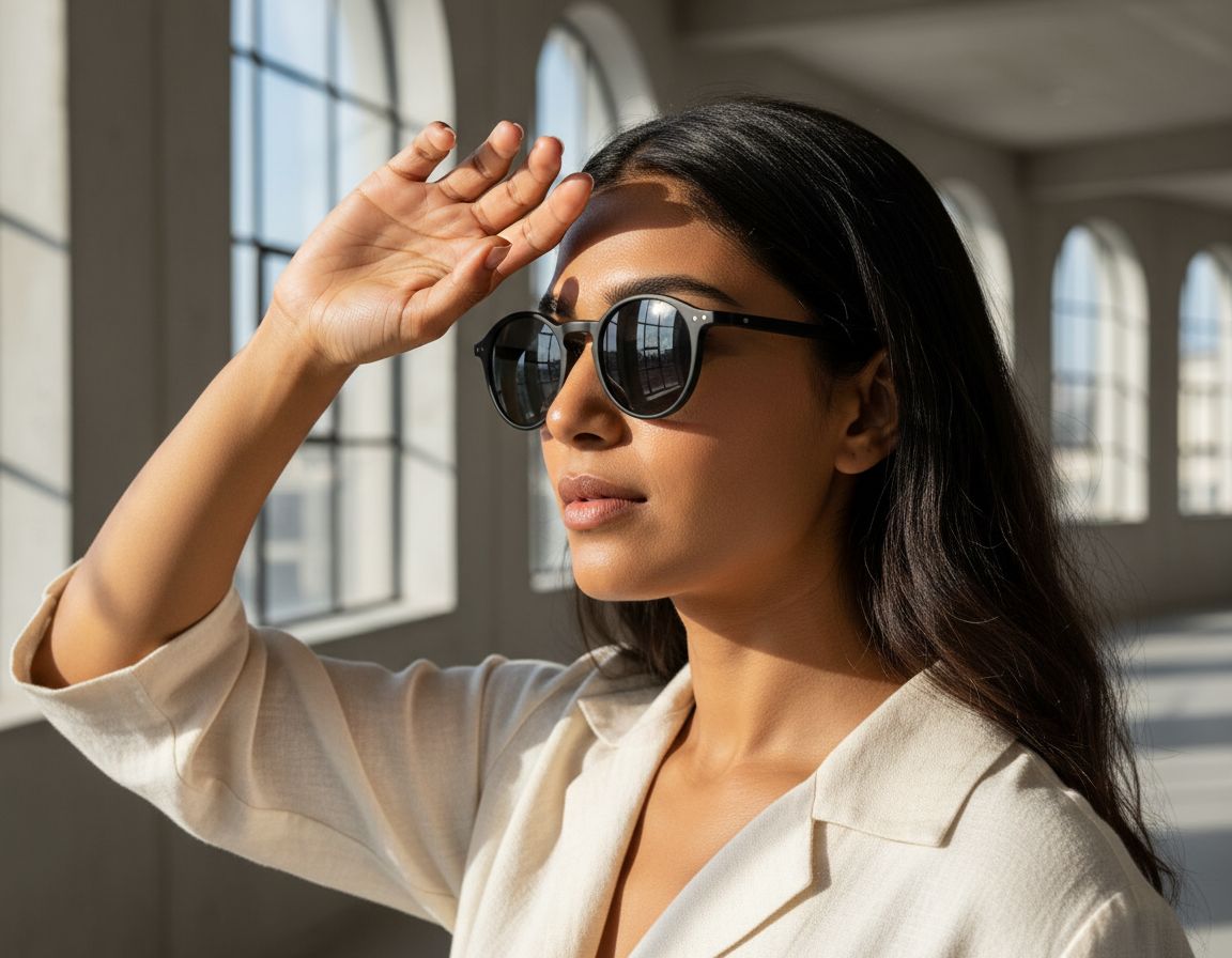 Square biobased frame sunglasses with grey anti-scratch lenses, front view — view 6