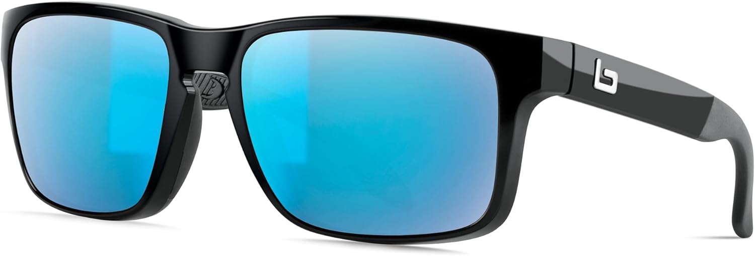 Classic gray polarized Wayfarer sunglasses with acetate frame shape for everyday wear — view 2