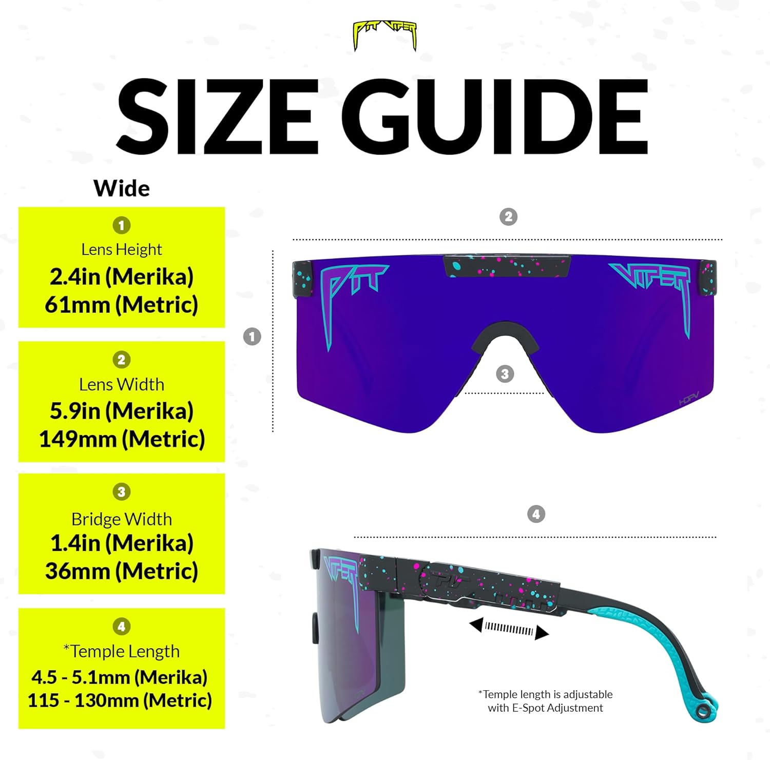 Pit Viper gray wraparound sport sunglasses with polycarbonate anti-glare lenses and TR90 frame — view 2