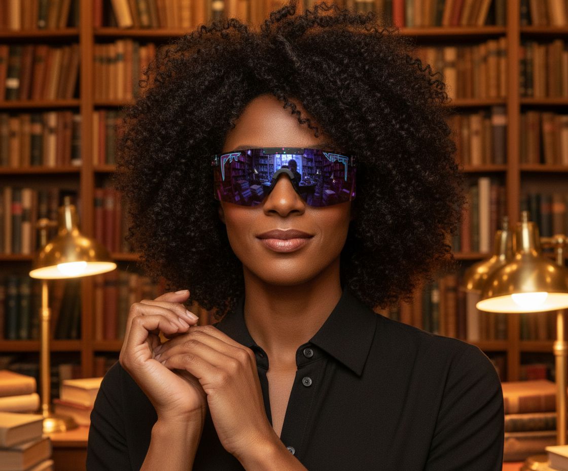 Pit Viper gray wraparound sport sunglasses with polycarbonate anti-glare lenses and TR90 frame — view 1