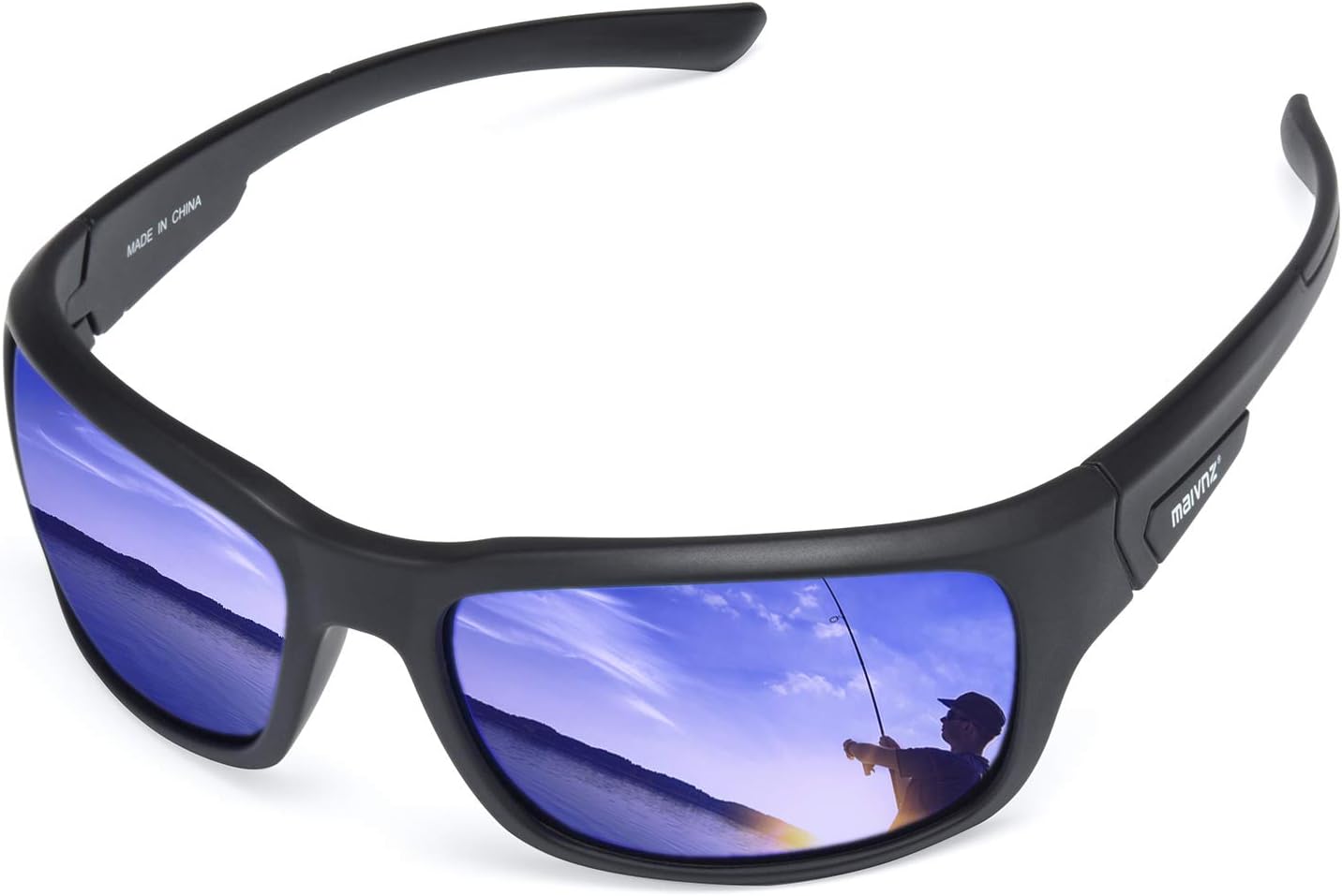maivnz Floating Polarized Fishing Sunglasses for Men Women, Unsinkable UV400 Sports Glasses for Kayaking, Boating & Surf