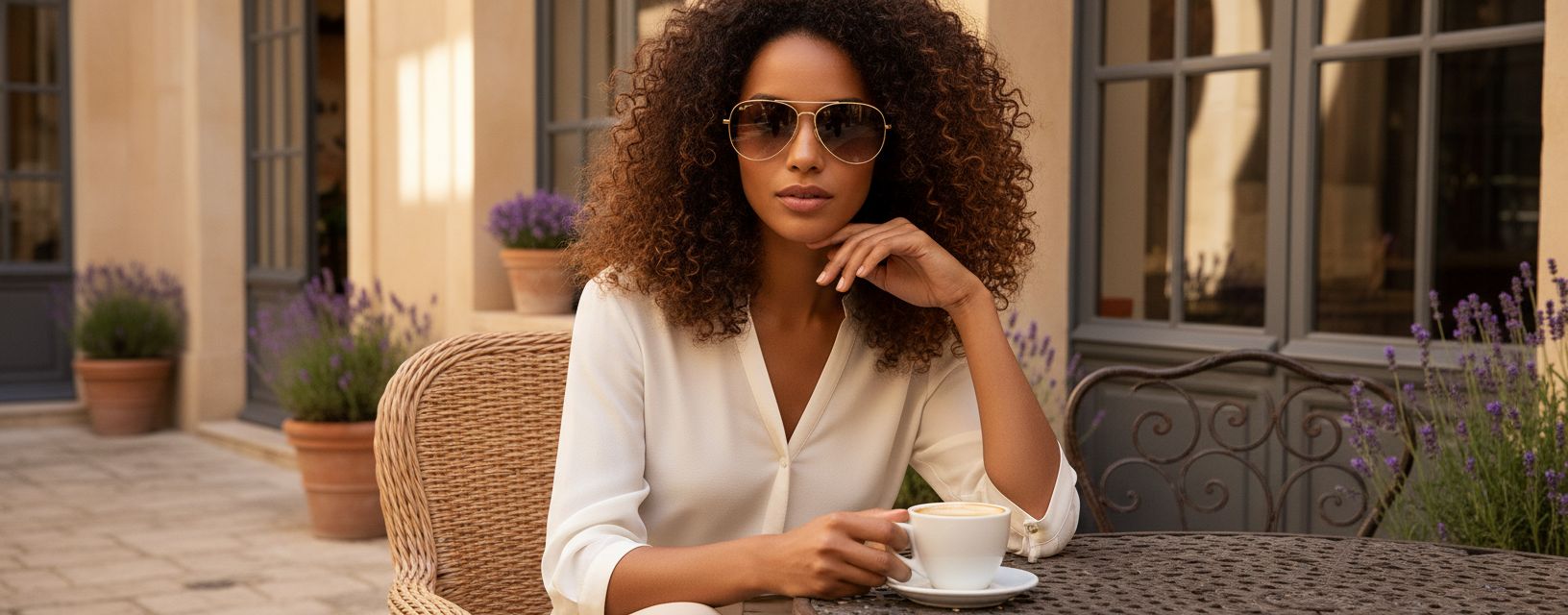 Polarized aviator sunglasses with bronze lenses and gold metal frame, large fit for driving — view 3a