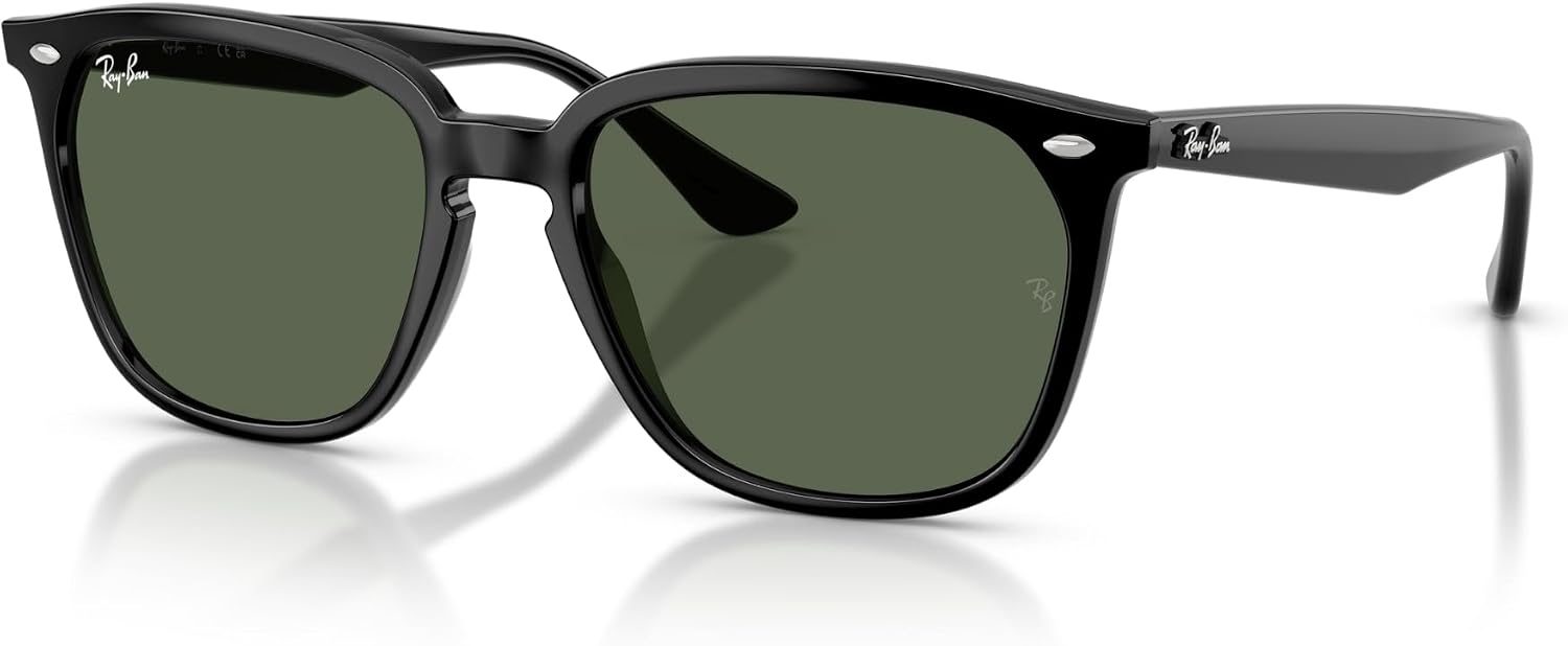 Classic gray square sunglasses with acetate frame, UV400 protection — view 5