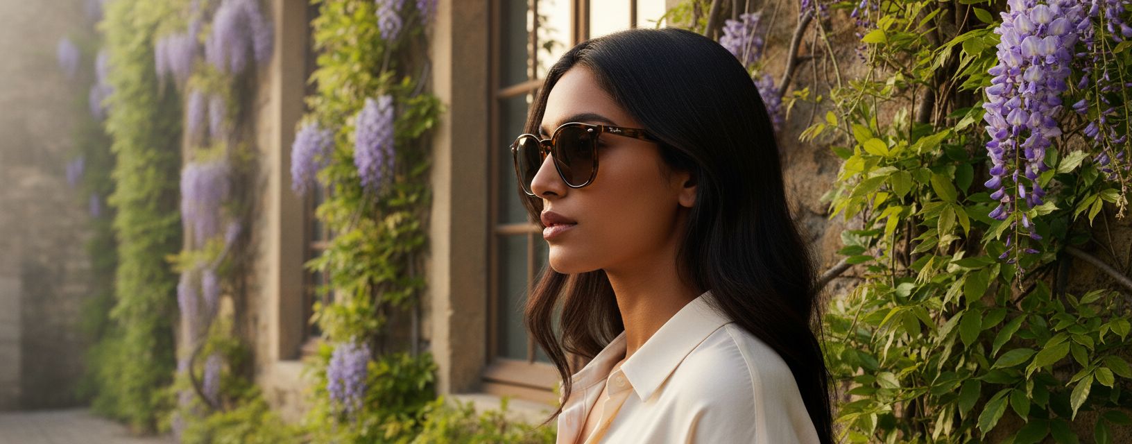 Classic gray square sunglasses with acetate frame, UV400 protection — view 3