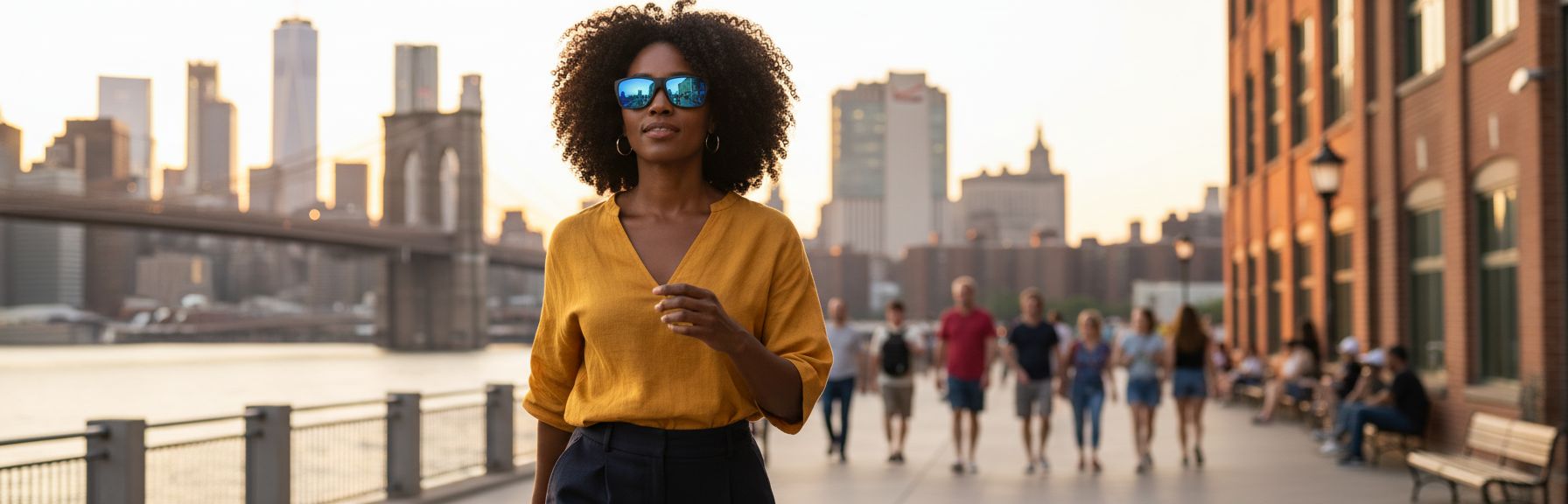 Tortoise acetate rectangle sunglasses with polarized amber copper lenses — view 3a
