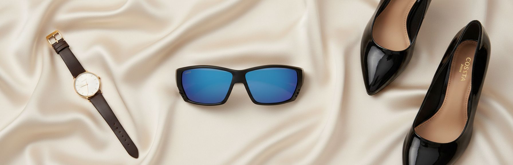 Tortoise acetate rectangle sunglasses with polarized amber copper lenses — view 7a