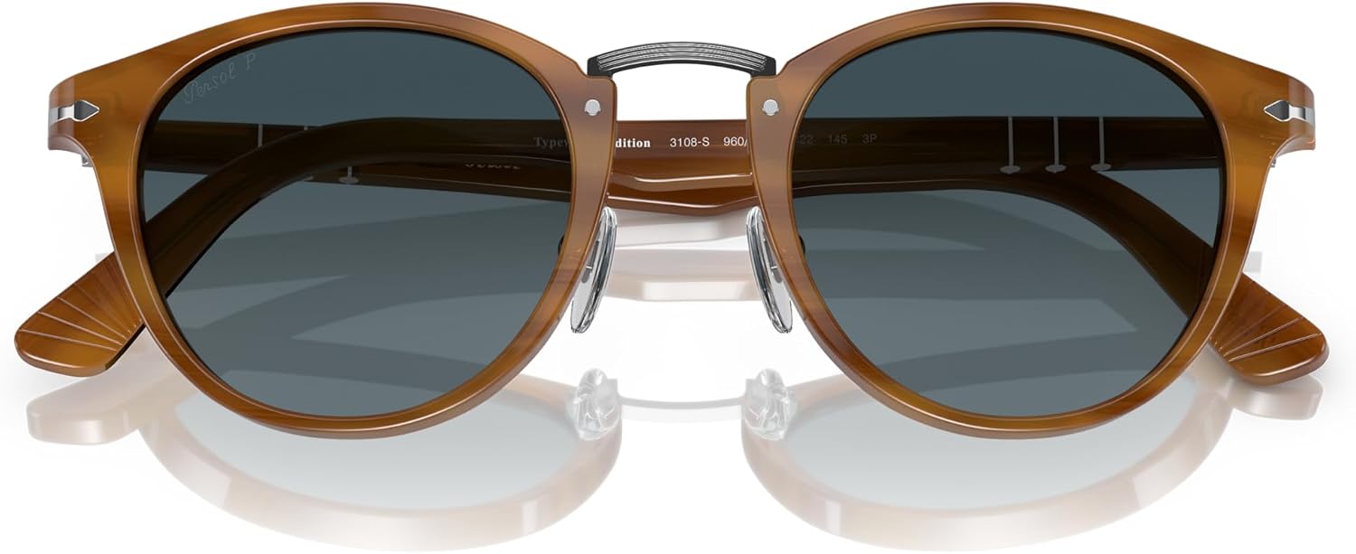 Polarized round sunglasses with gray lenses and acetate frame — view 2
