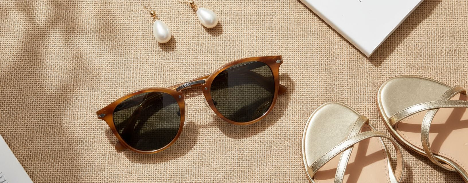 Polarized round sunglasses with gray lenses and acetate frame — view 7a