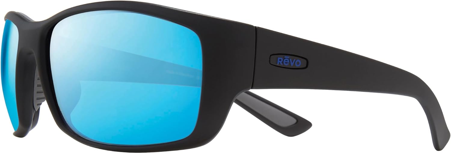 Polarized metal aviator sunglasses with gray crystal glass lens, front view — view 1