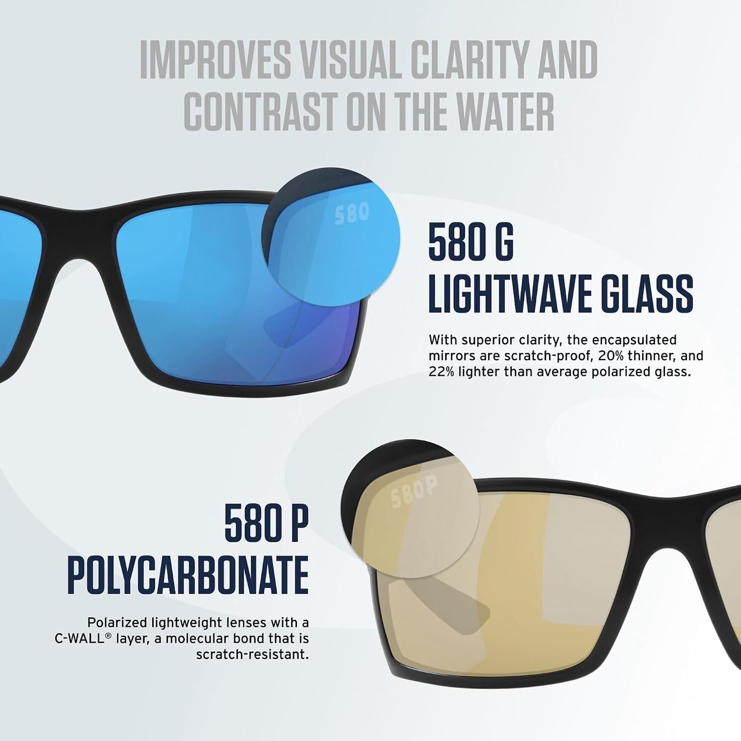 Polarized square sunglasses with gray lenses and acetate frame for driving — view 2
