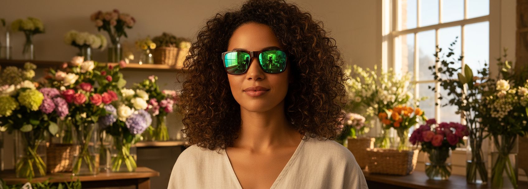 Polarized square sunglasses with gray lenses and acetate frame for driving — view 1