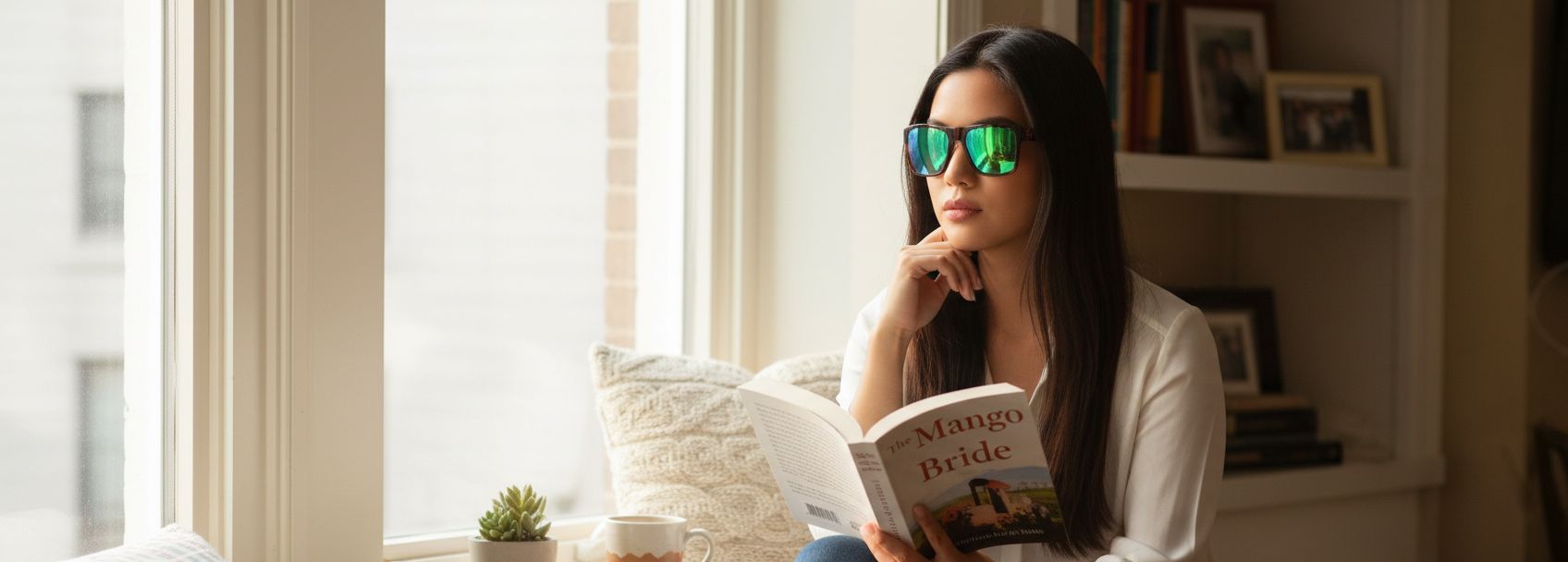 Polarized square sunglasses with gray lenses and acetate frame for driving — view 4