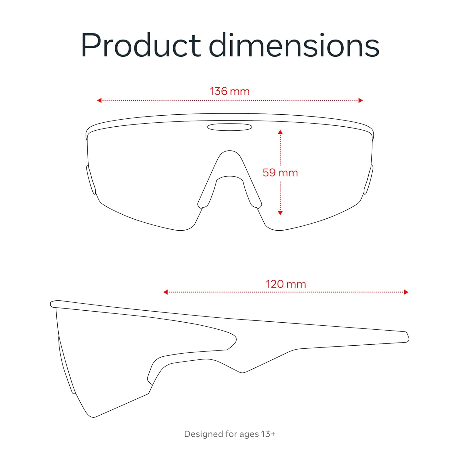 White mirrored rectangle sport sunglasses with blue-tinted polycarbonate lenses, designed for cycling and active outdoor activities — view 4