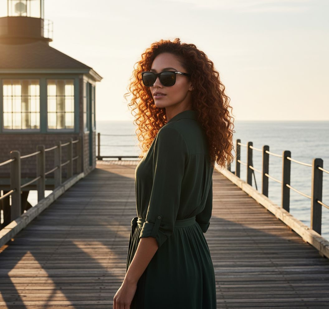 Gray rectangle sunglasses with acetate frame and UV400 anti-glare lenses, shown with official eyewear kit — view 2