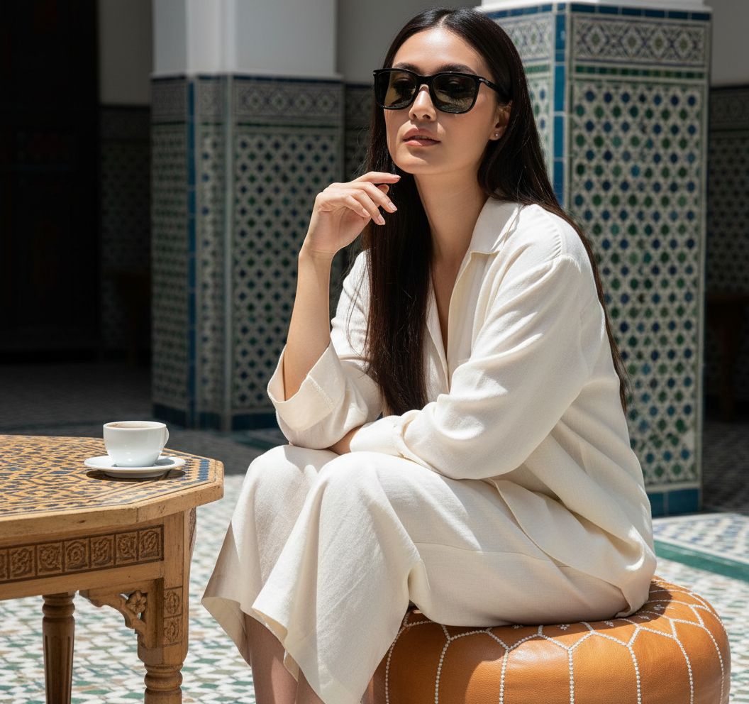 Gray rectangle sunglasses with acetate frame and UV400 anti-glare lenses, shown with official eyewear kit — view 4