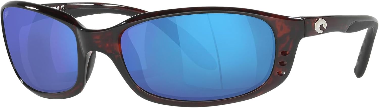 Polarized gray rectangle sunglasses with plastic frame for fishing and boating protection — front