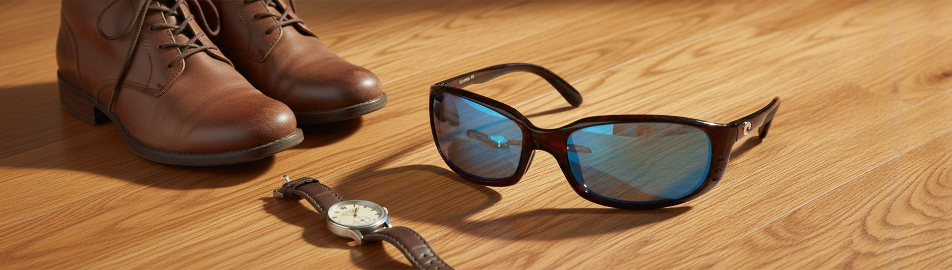 Polarized gray rectangle sunglasses with plastic frame for fishing and boating protection — view 7a