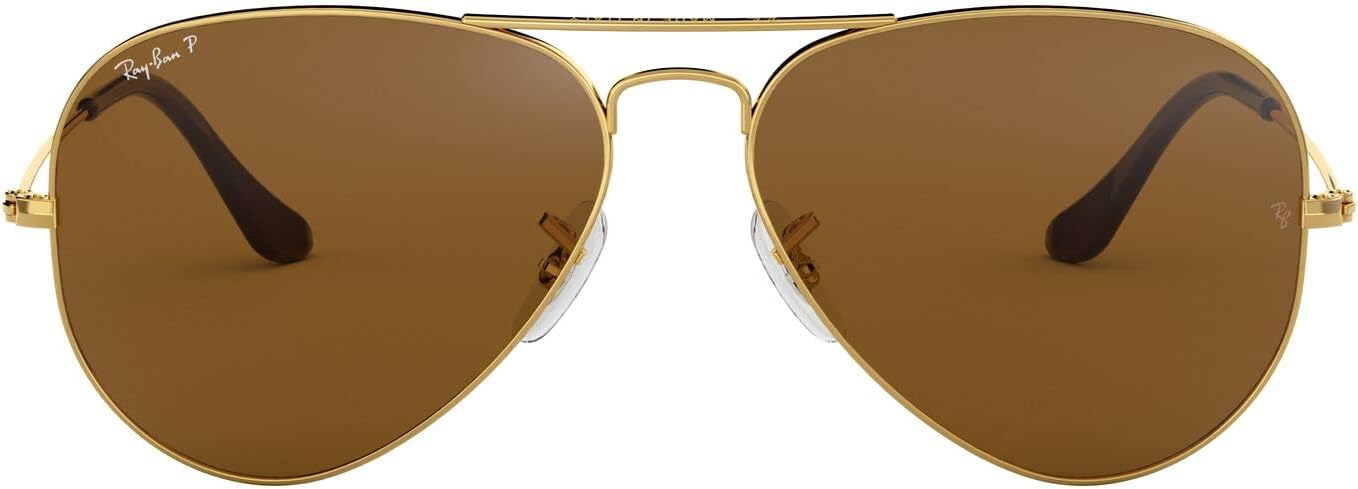 Polarized gray aviator sunglasses with metal frame, perfect for driving — view 4