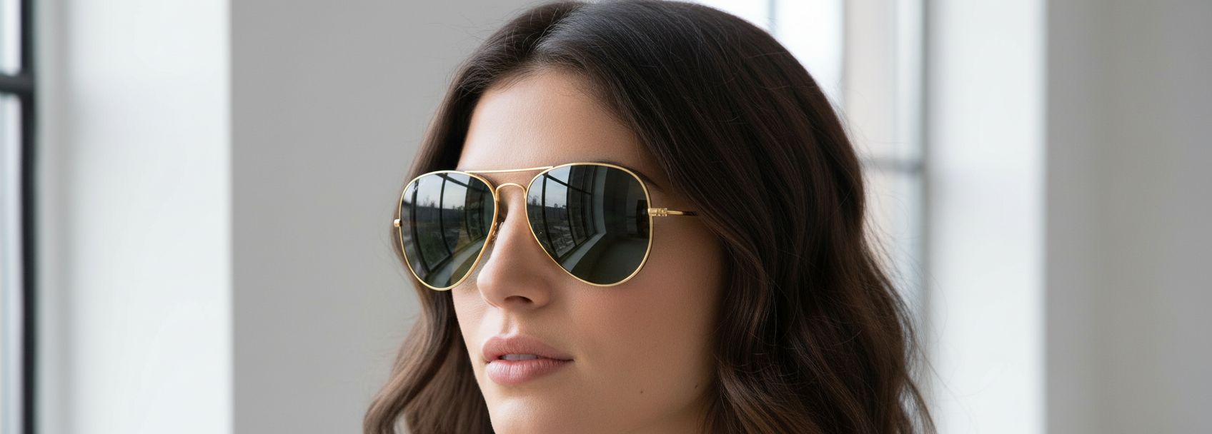 Polarized gray aviator sunglasses with metal frame, perfect for driving — view 4
