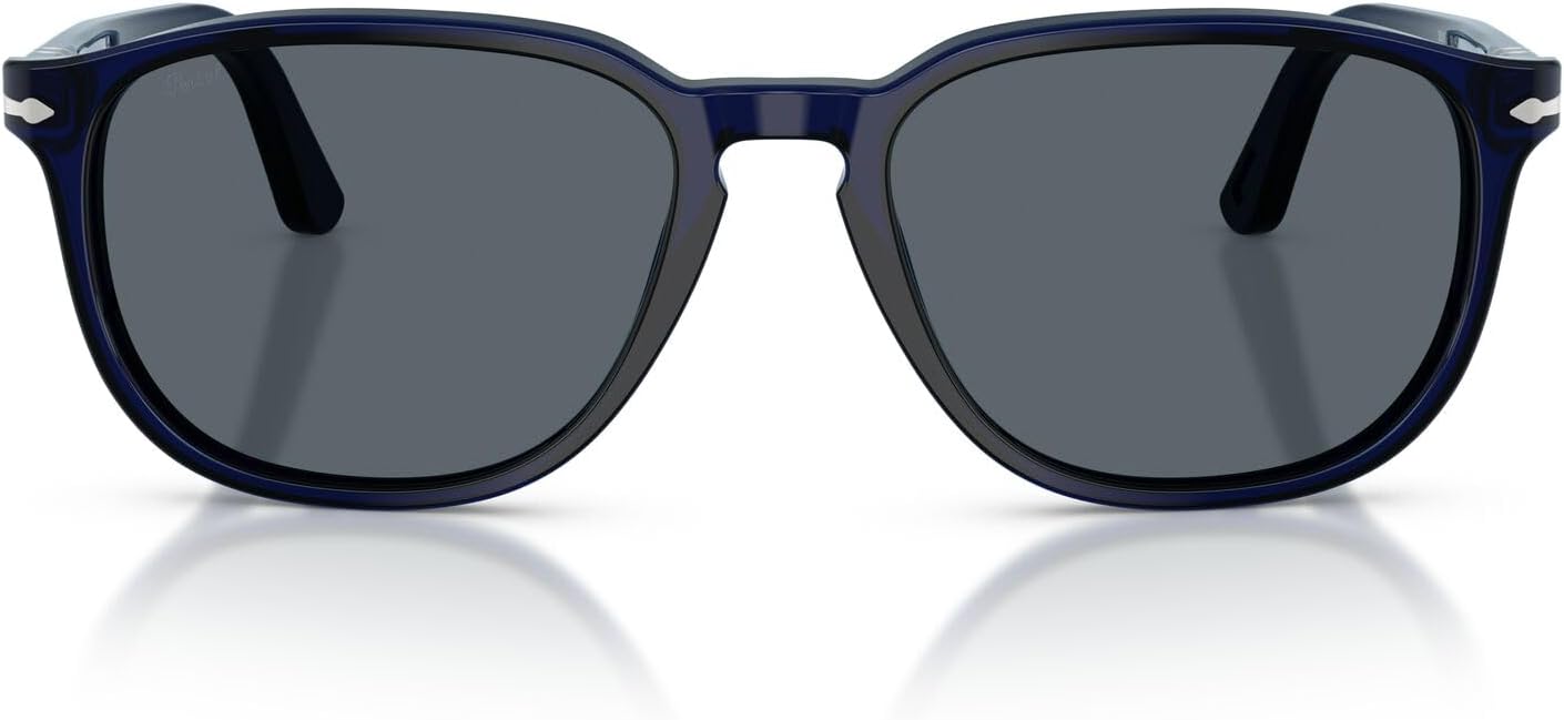 Gray acetate square sunglasses with UV400 anti-glare lenses, front view on white background — view 3