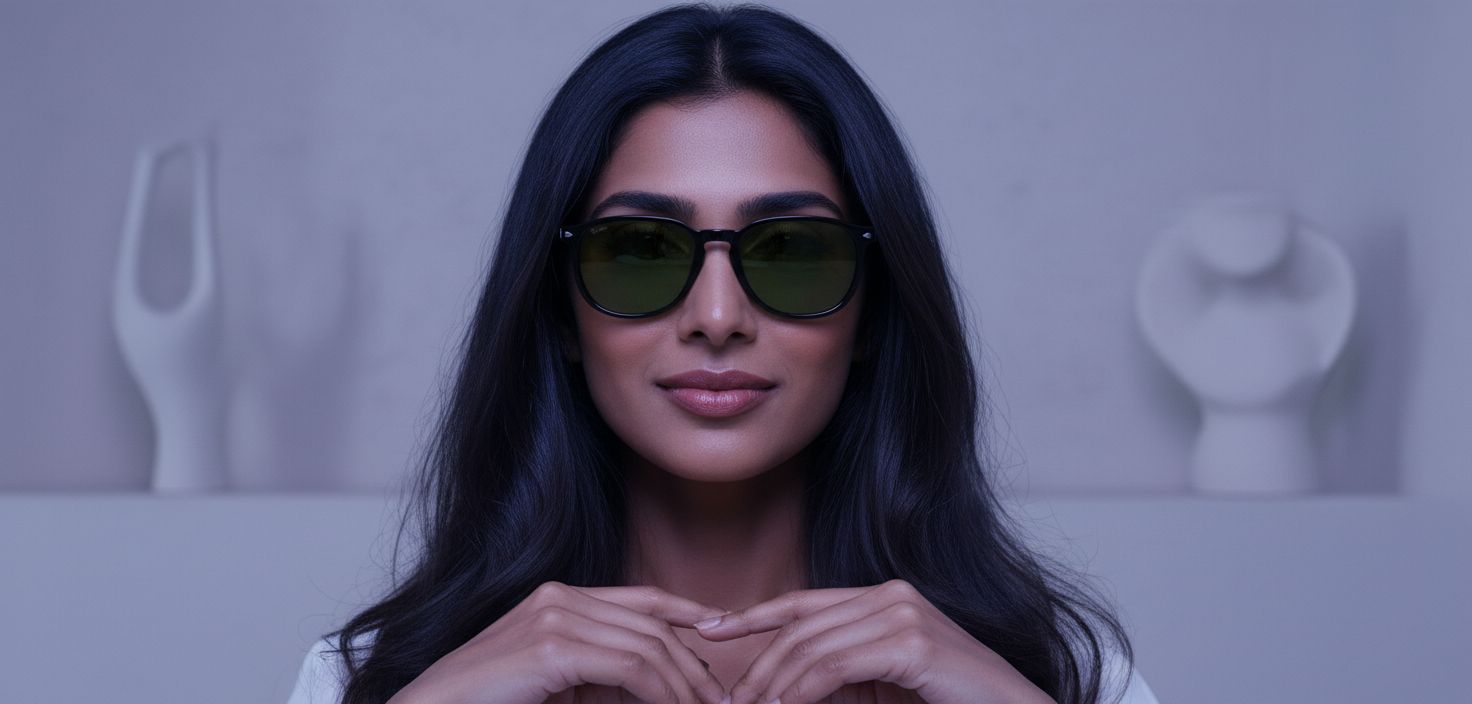 Gray acetate square sunglasses with UV400 anti-glare lenses, front view on white background — view 1