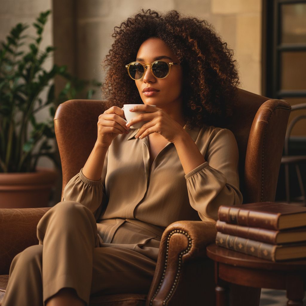 Polarized round sunglasses with gray lenses and acetate frame, retro style design — view 3a