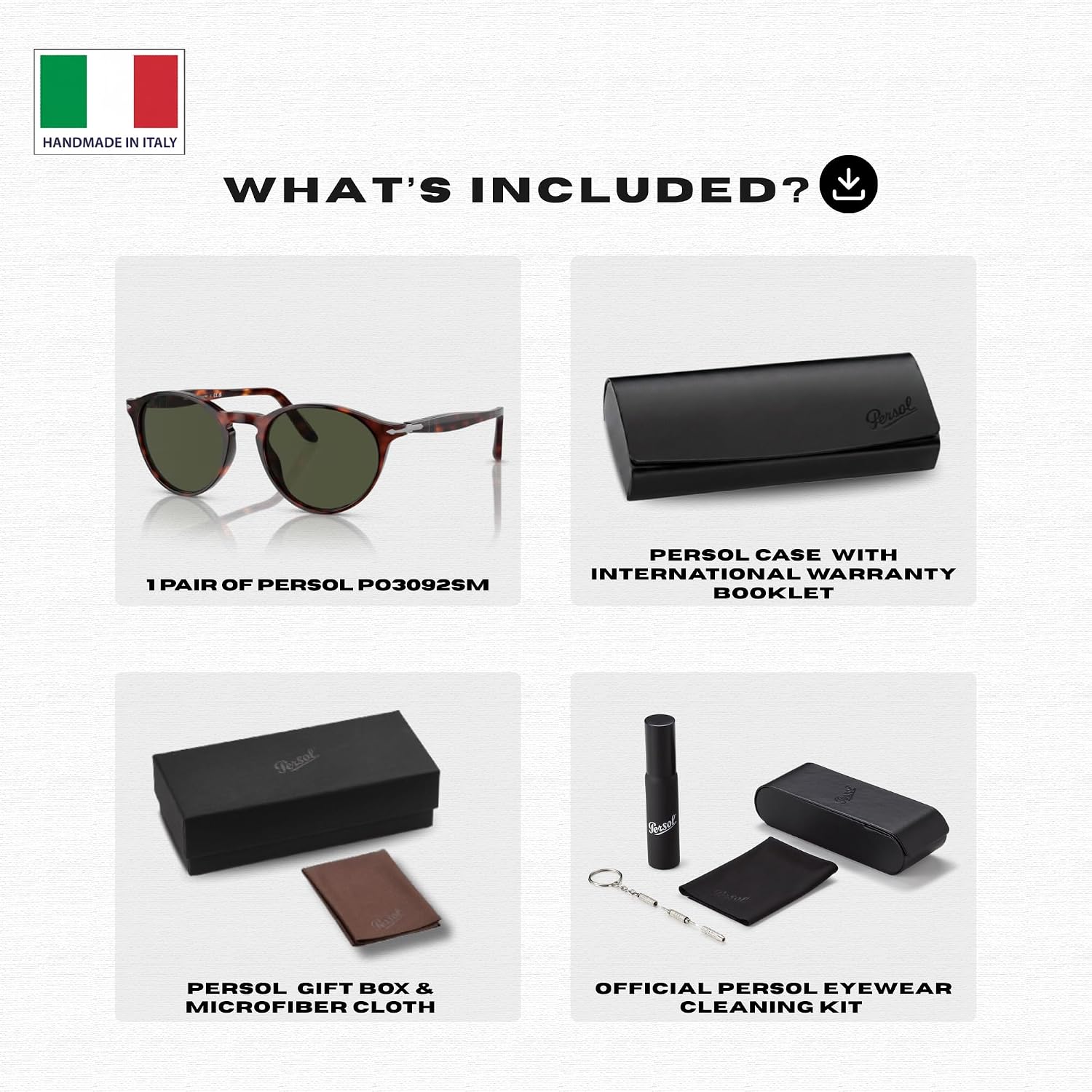 Classic round sunglasses with gray anti-glare lenses and acetate frame — side
