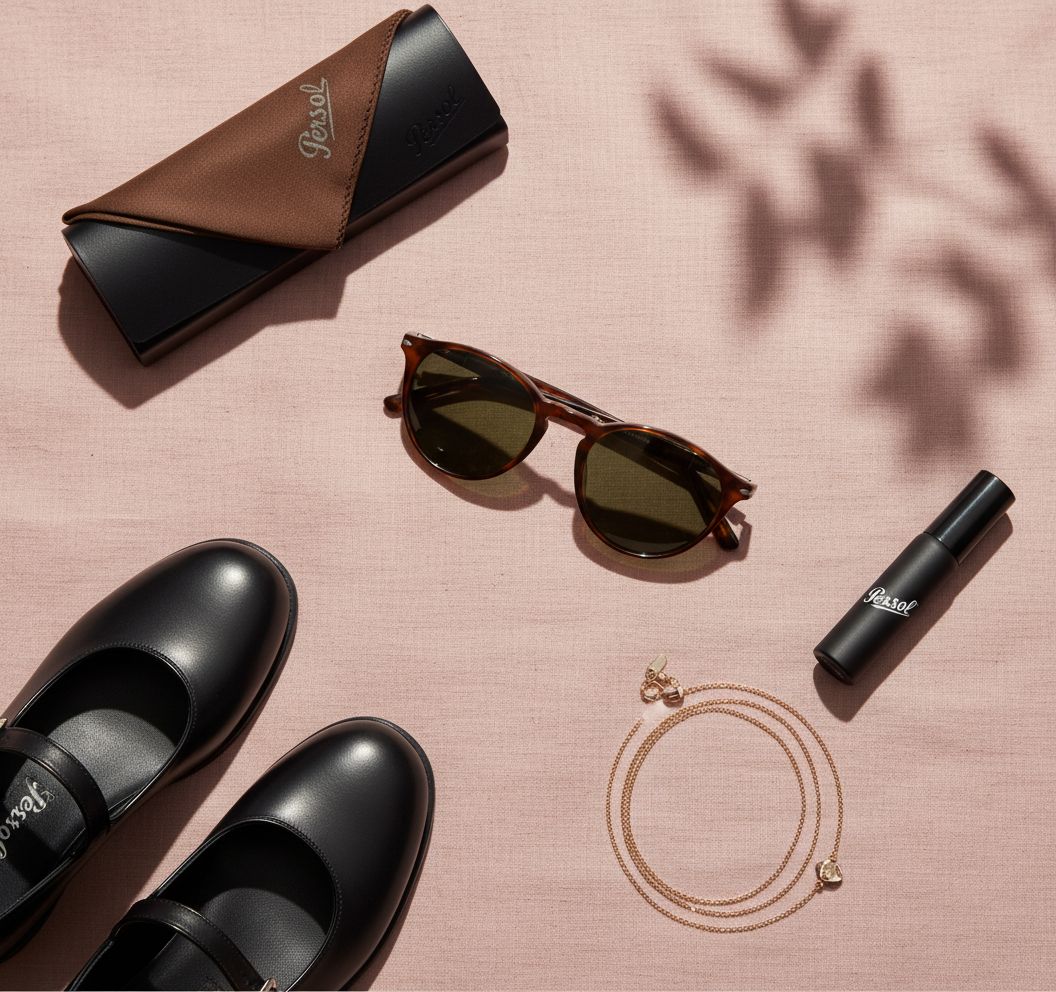Classic round sunglasses with gray anti-glare lenses and acetate frame — view 7a